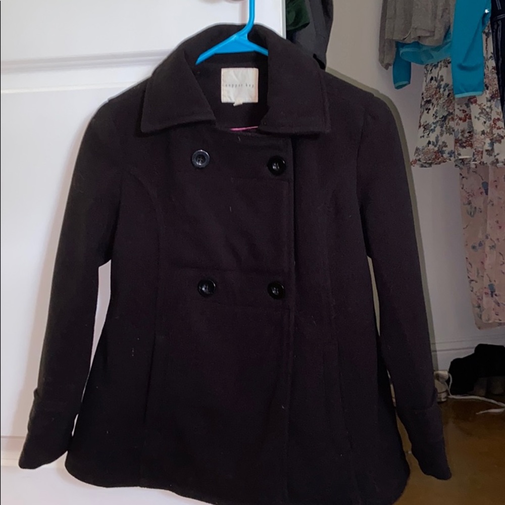 girls peacoat